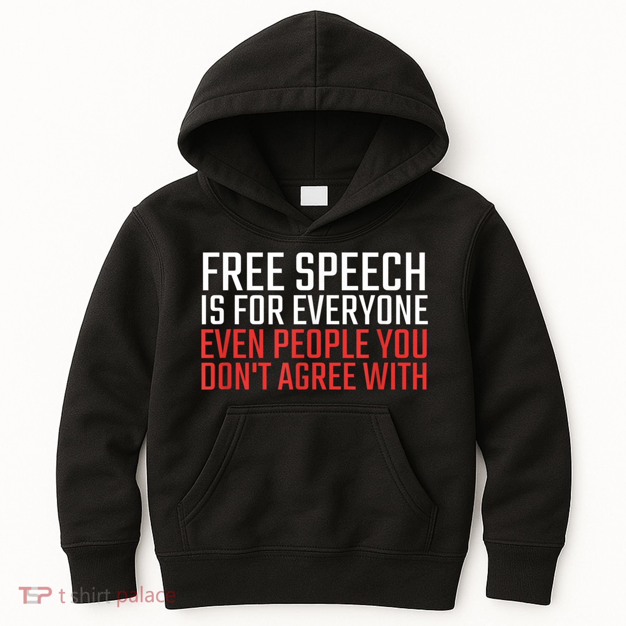 Free Speech Is For Everyone First Amendment Kids Hoodie