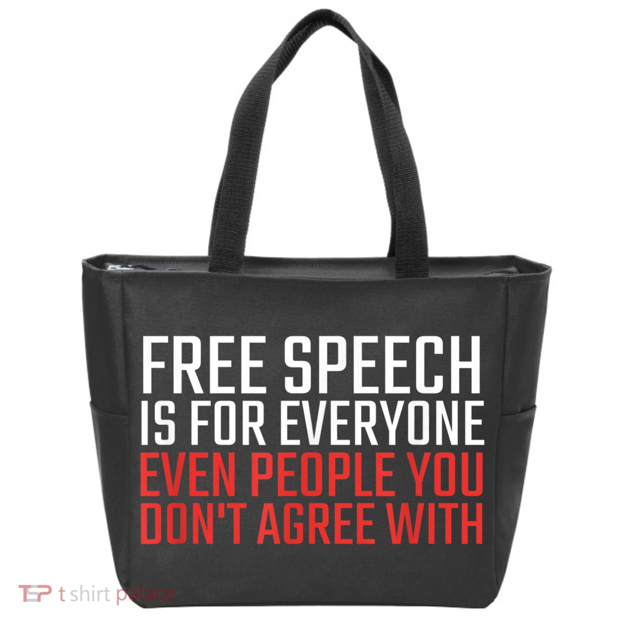 Free Speech Is For Everyone First Amendment Tote Bag