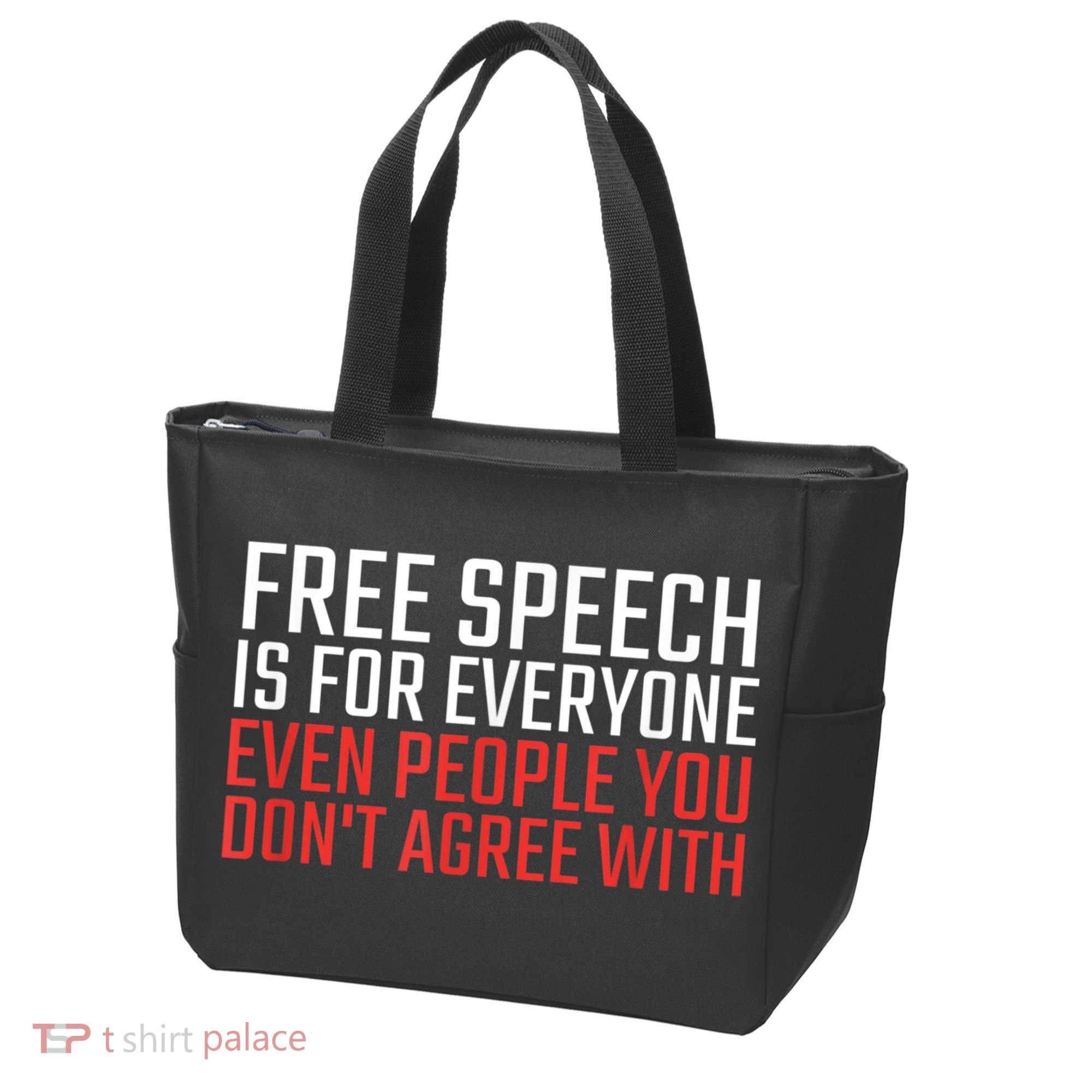 Free Speech Is For Everyone First Amendment Tote Bag