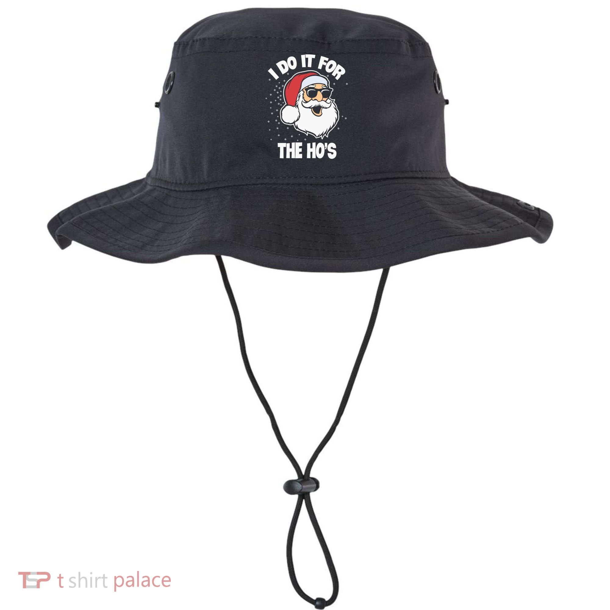 Funny Santa I Do It For The Hos Meaningful Gift Bucket Hat