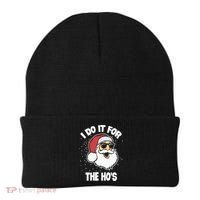 Funny Santa I Do It For The Hos Meaningful Gift Beanie thumb 0