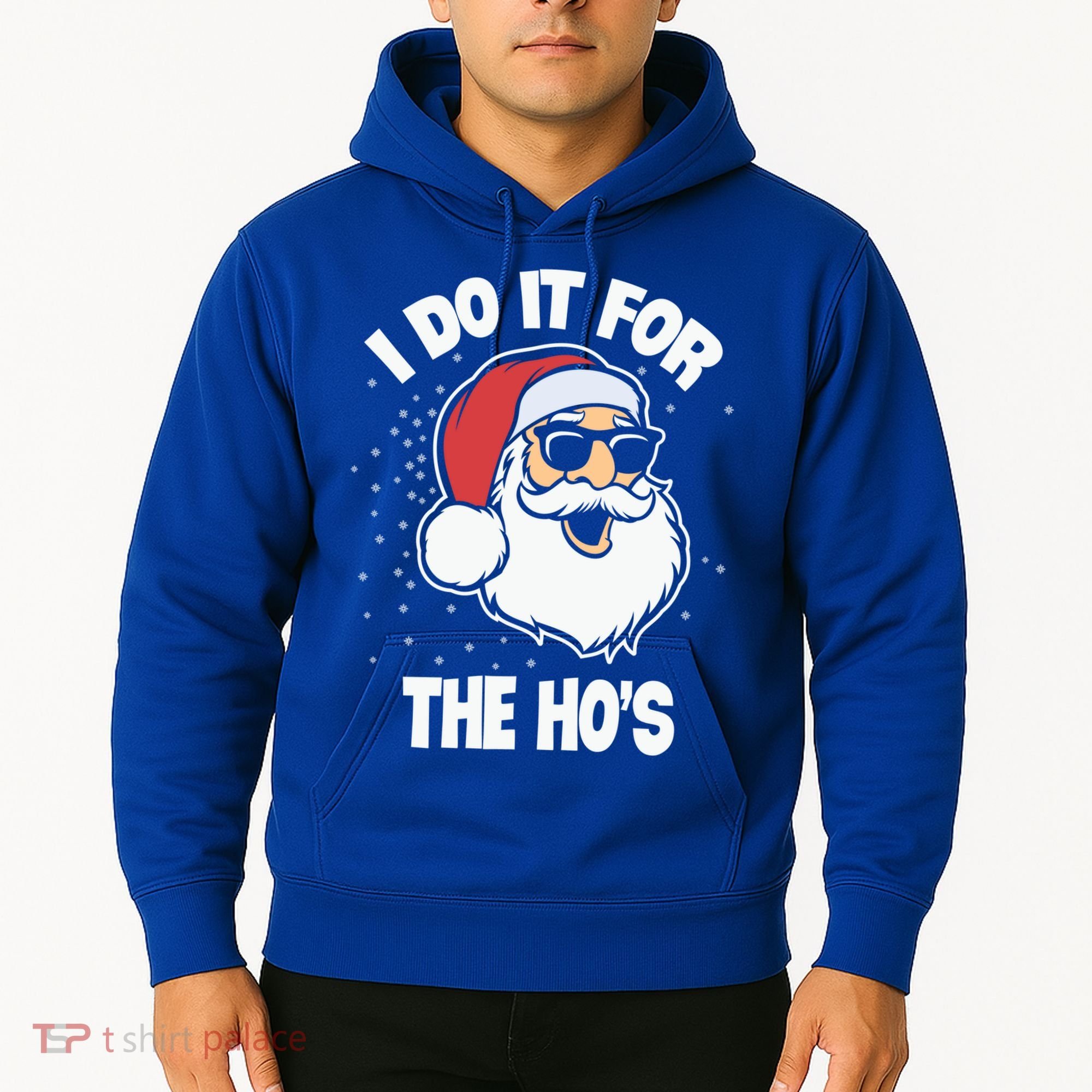 Funny Santa I Do It For The Hos Meaningful Gift Hoodie