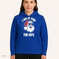 Funny Santa I Do It For The Hos Meaningful Gift Hoodie thumb 5