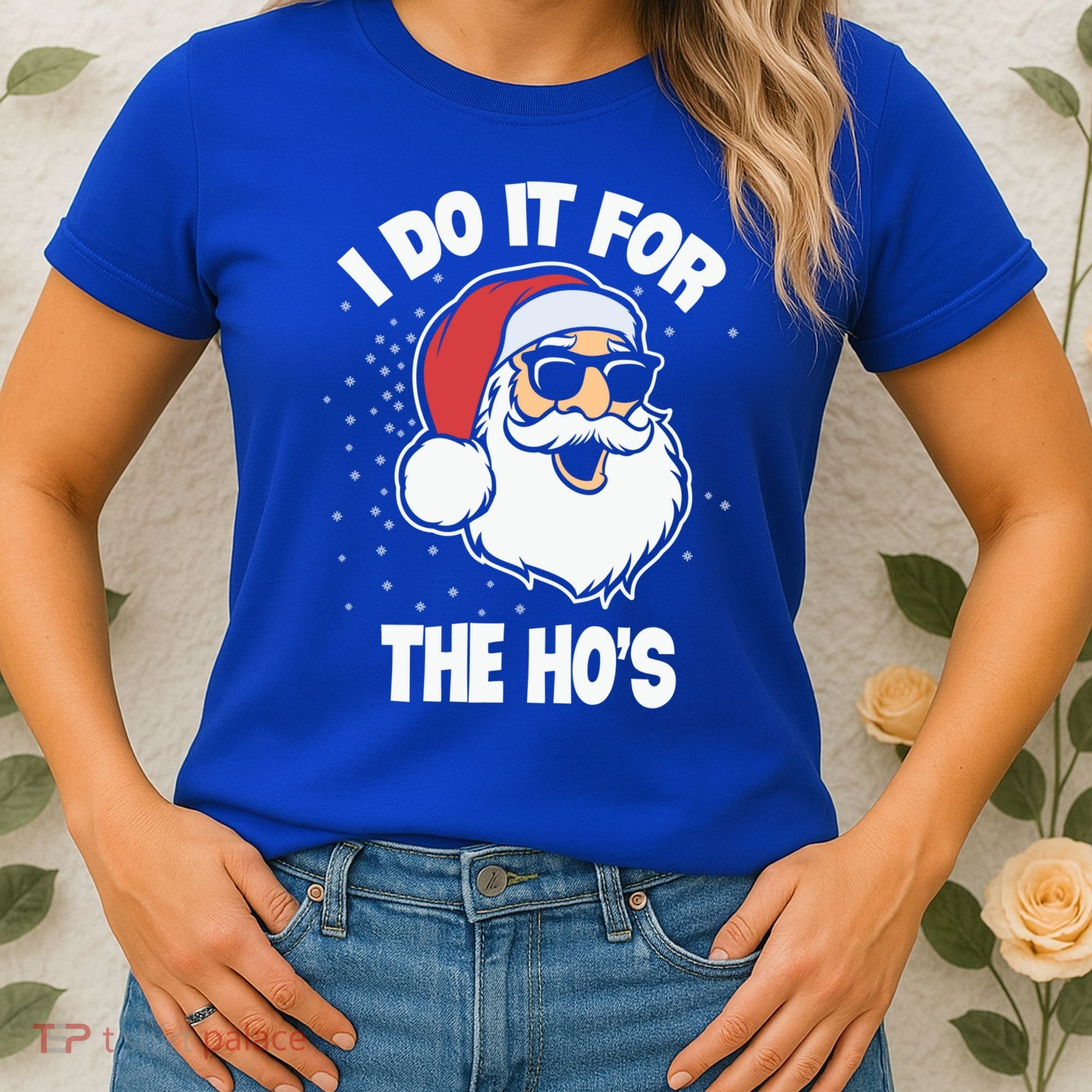 Funny Santa I Do It For The Hos Meaningful Gift Women's T-Shirt