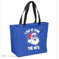 Funny Santa I Do It For The Hos Meaningful Gift Tote Bag thumb 2