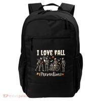 Funny Skeleton I Love Fall Prevention Fall Physical Therapy Backpack thumb 0