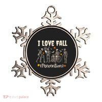 Funny Skeleton I Love Fall Prevention Fall Physical Therapy Ornament thumb 0