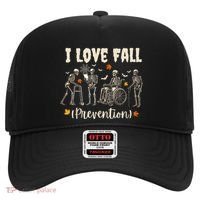 Funny Skeleton I Love Fall Prevention Fall Physical Therapy Hat thumb 0
