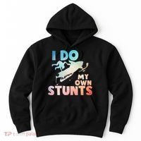 Funny Snowmobile  i do my own stunts  Art For Snow Mobile  Hoodie thumb 0