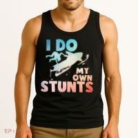 Funny Snowmobile  i do my own stunts  Art For Snow Mobile  Tank Top thumb 3