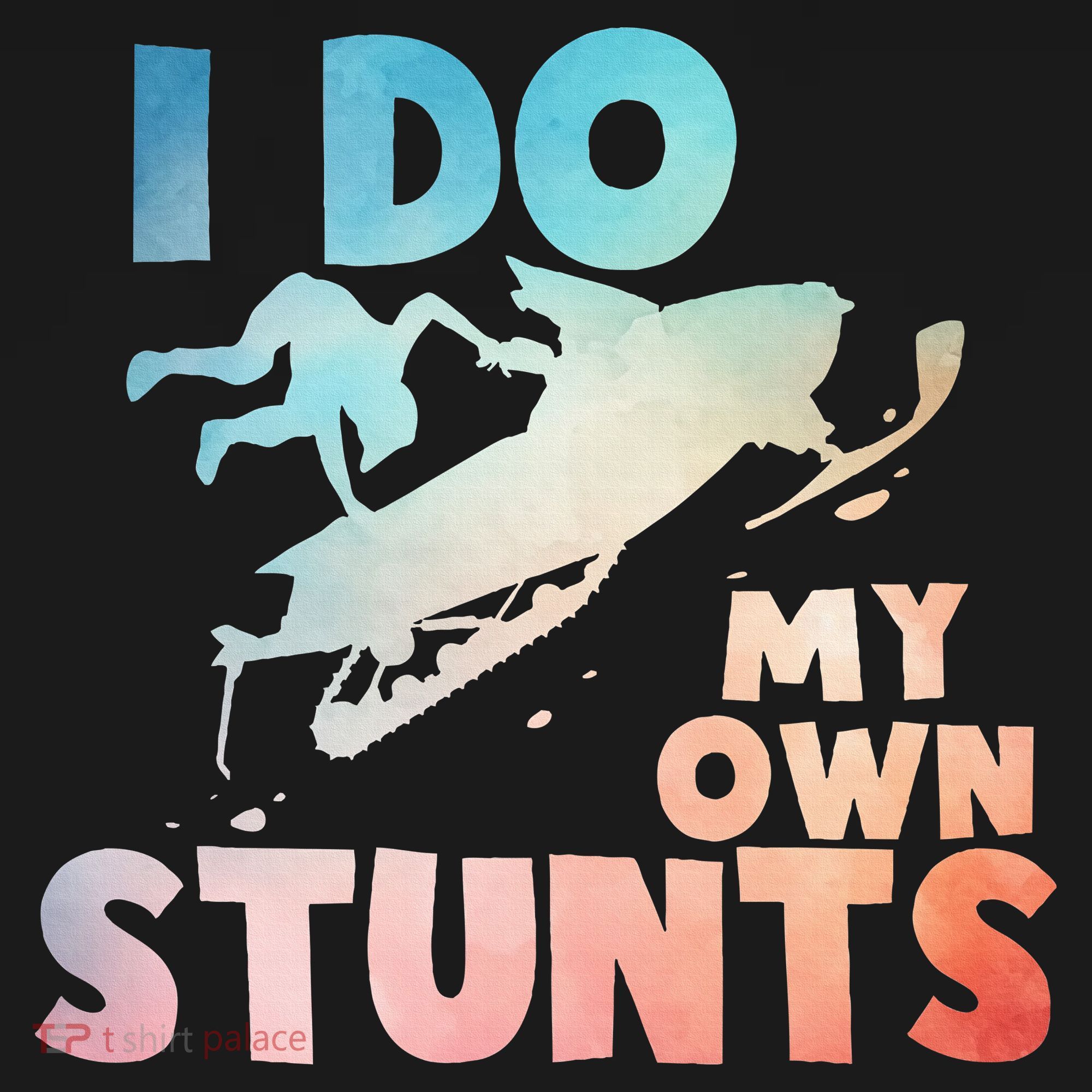 Funny Snowmobile  i do my own stunts  Art For Snow Mobile  Kids Sweatshirt