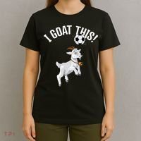 Funny Soccer I Goat this Ball for Goat Lover & Soccer Player T-Shirt thumb 4