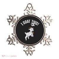 Funny Soccer I Goat this Ball for Goat Lover & Soccer Player Ornament thumb 0