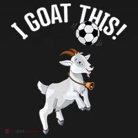 Funny Soccer I Goat this Ball for Goat Lover & Soccer Player Women's Tank Top thumb 5