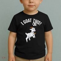 Funny Soccer I Goat this Ball for Goat Lover & Soccer Player Toddler T-Shirt thumb 2