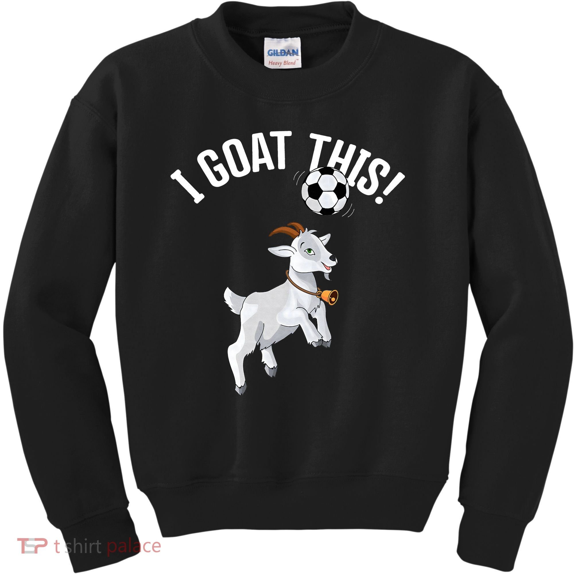 Funny Soccer I Goat this Ball for Goat Lover & Soccer Player Kids Sweatshirt