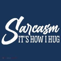 Funny Sarcasm It's How I Hug Bucket Hat thumb 4