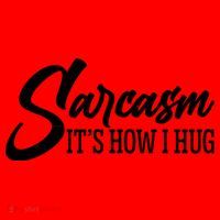 Funny Sarcasm It's How I Hug Santa Hat thumb 1