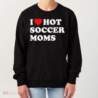 Funny Soccer I Love Hot Soccer Moms Women's Sweatshirt thumb 0