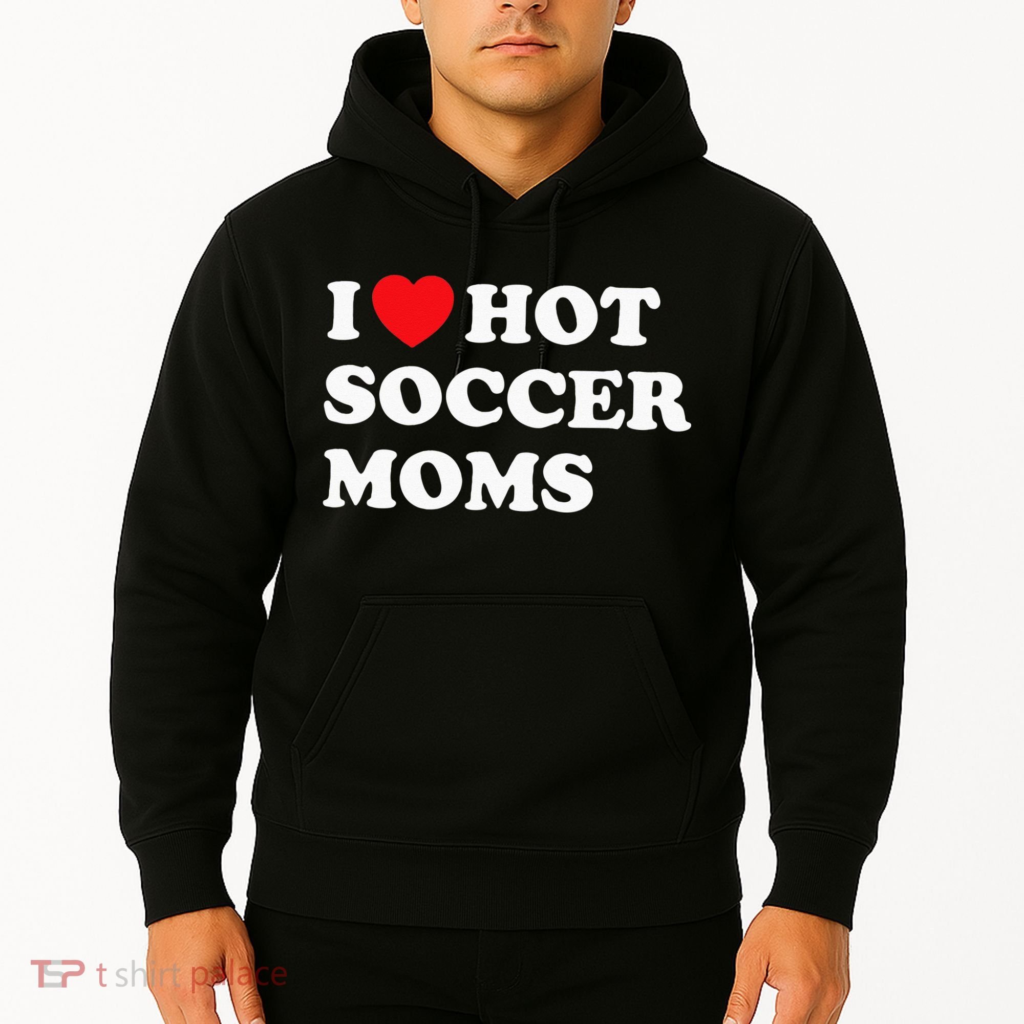 Funny Soccer I Love Hot Soccer Moms Hoodie