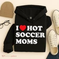 Funny Soccer I Love Hot Soccer Moms Hoodie thumb 4