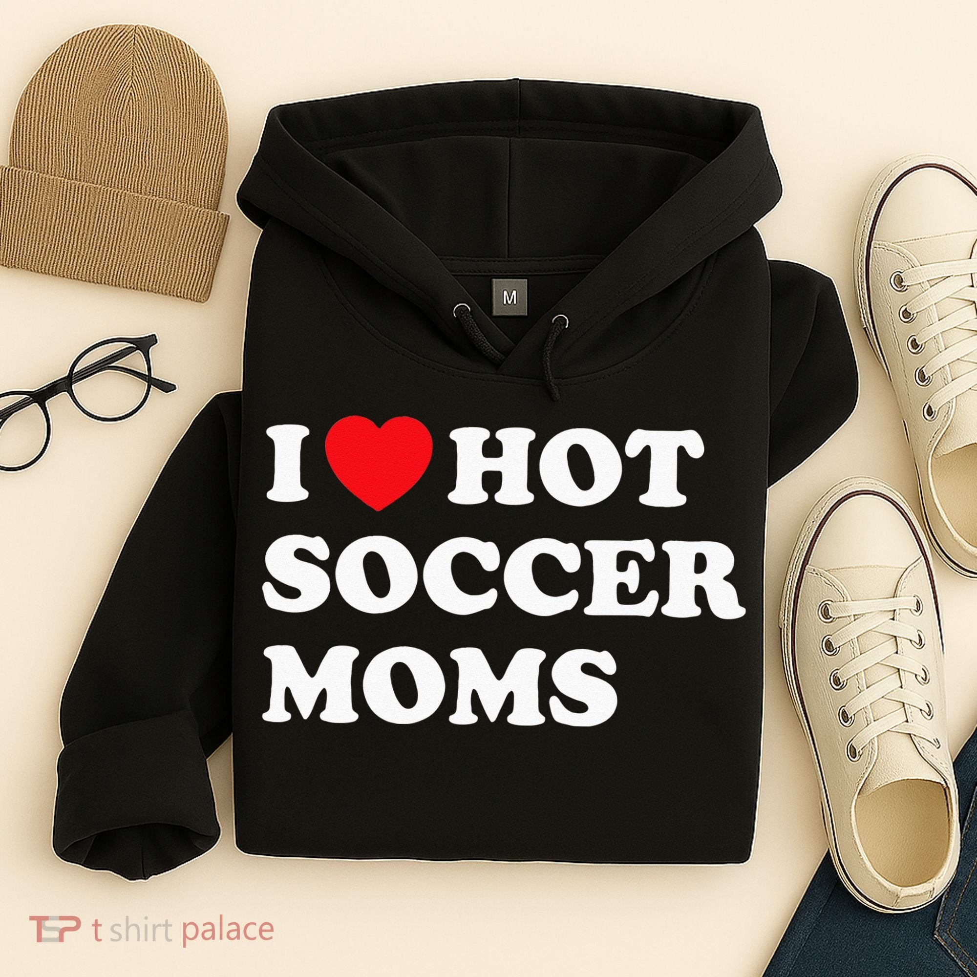 Funny Soccer I Love Hot Soccer Moms Hoodie