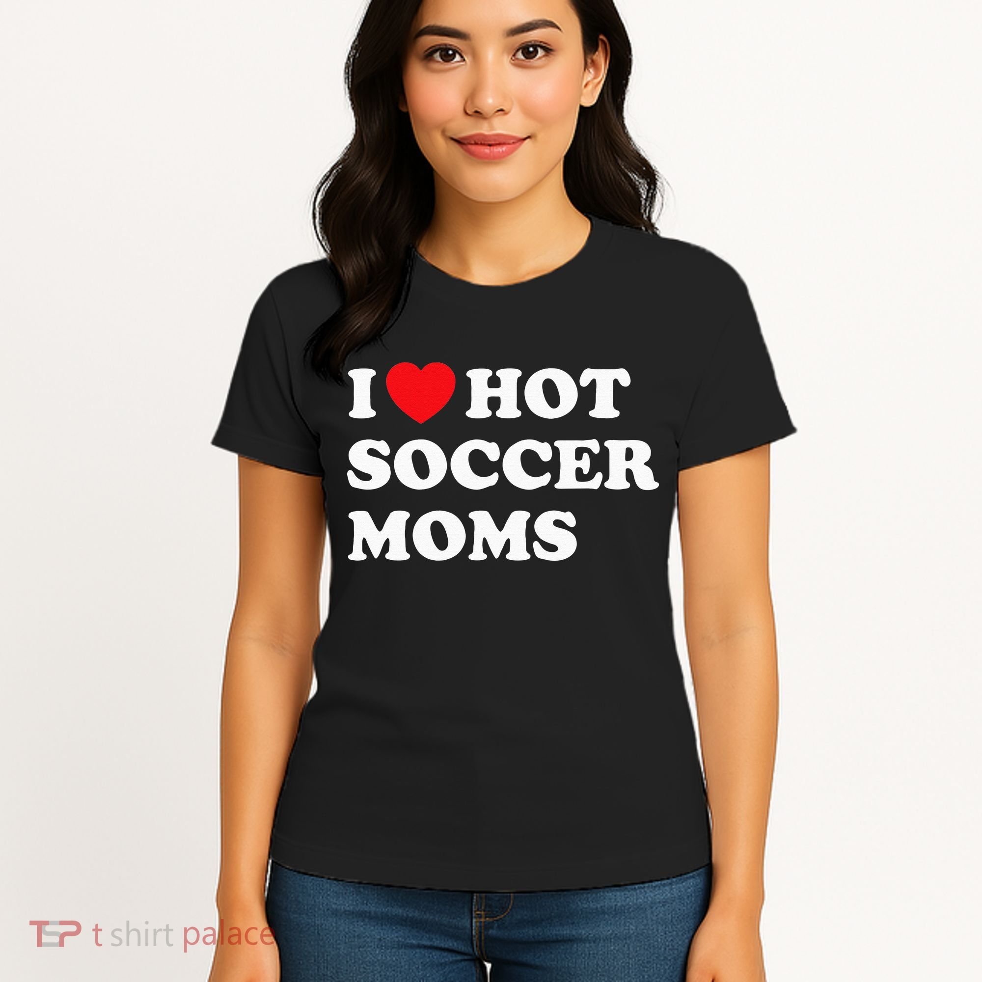 Funny Soccer I Love Hot Soccer Moms Women's T-Shirt