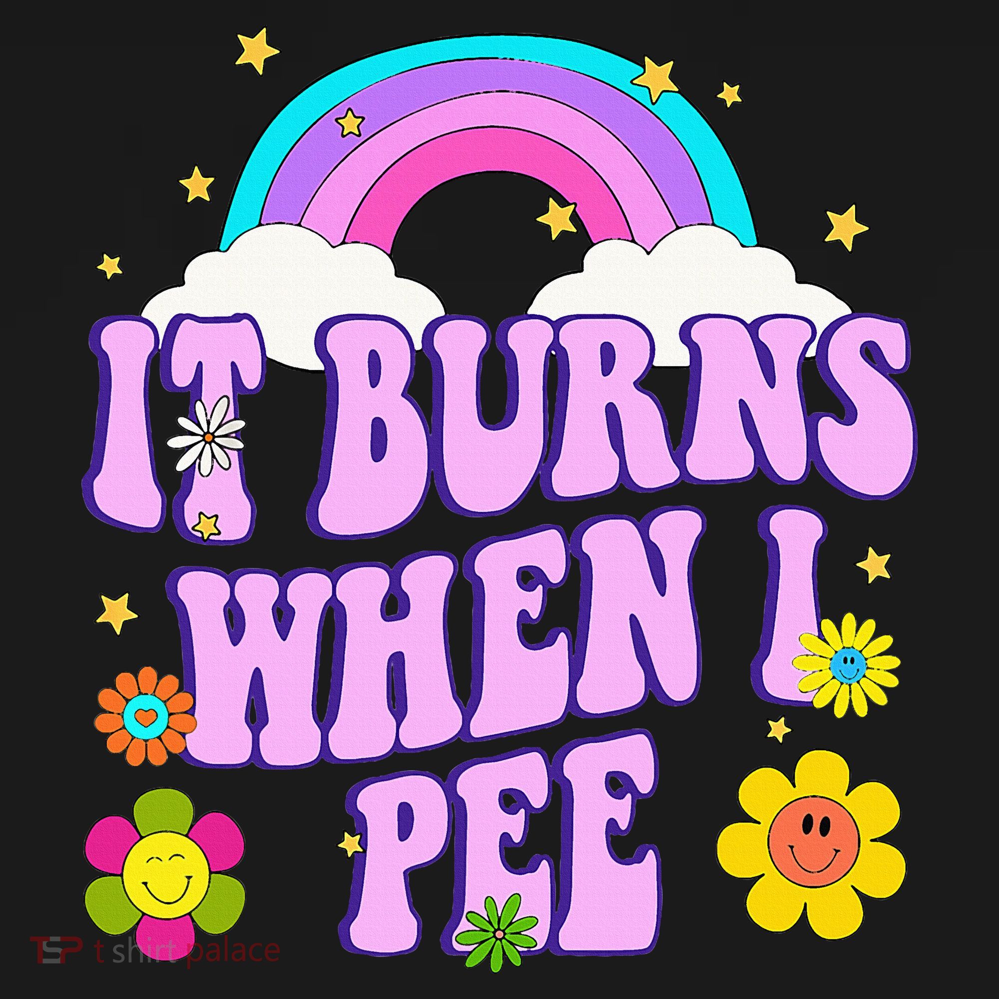 Funny Sarcastic Ironic It Burns When I Pee Inappropriate Sweatshirt