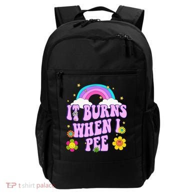 Funny Sarcastic Ironic It Burns When I Pee Inappropriate Backpack