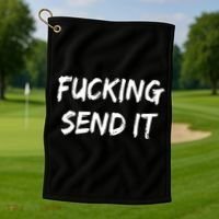 F!king Sent It Golf Towel thumb 1