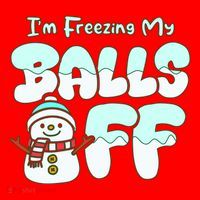 Funny Snowman I Am Freezing My Balls Off Santa Hat thumb 1
