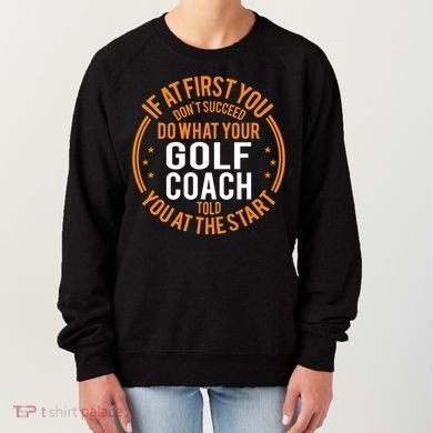 Funny Sport Instructor And Player Funny Golf Coach Gift Women's Sweatshirt