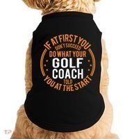Funny Sport Instructor And Player Funny Golf Coach Gift Doggie Tank thumb 0
