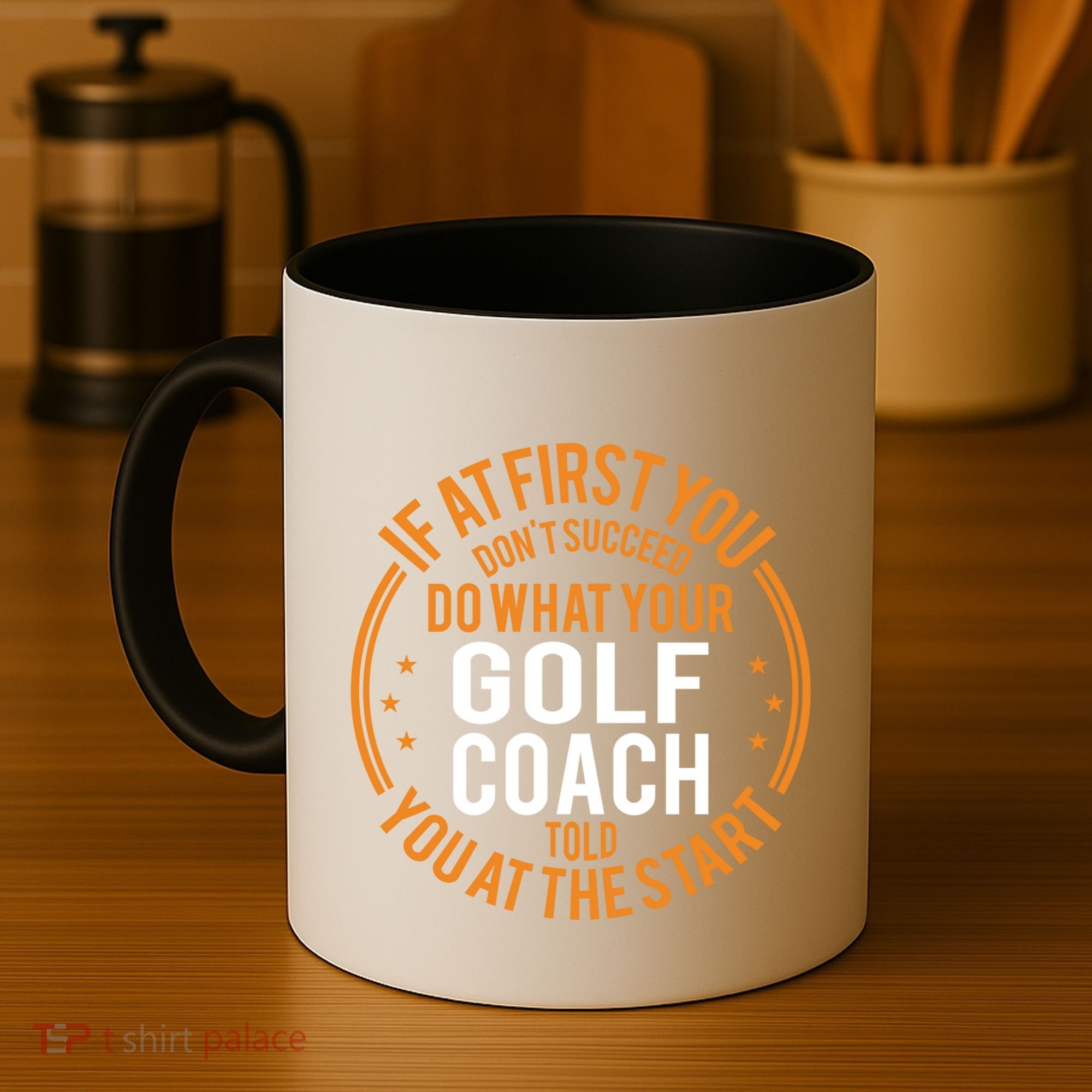 Funny Sport Instructor And Player Funny Golf Coach Gift Coffee Mug