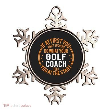 Funny Sport Instructor And Player Funny Golf Coach Gift Ornament