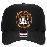 Funny Sport Instructor And Player Funny Golf Coach Gift Hat thumb 0