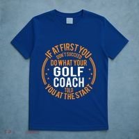 Funny Sport Instructor And Player Funny Golf Coach Gift T-Shirt thumb 5