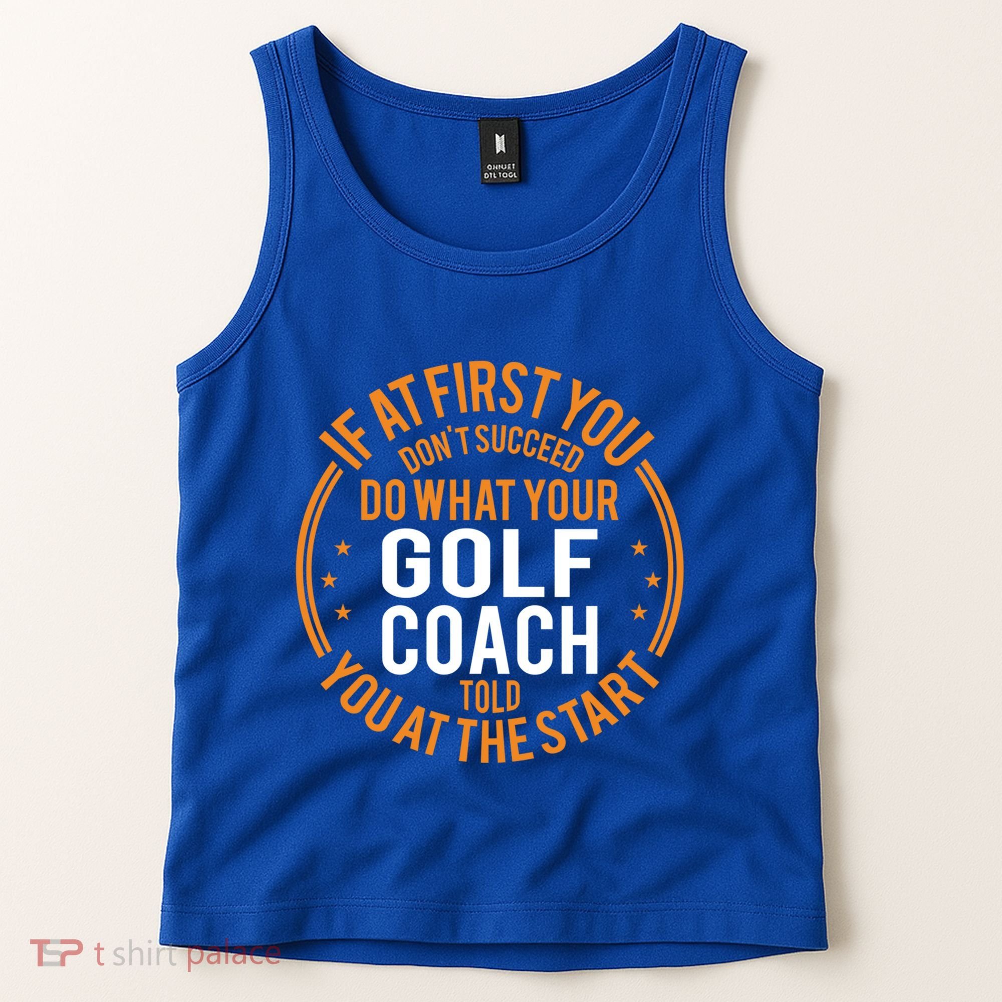 Funny Sport Instructor And Player Funny Golf Coach Gift Tank Top