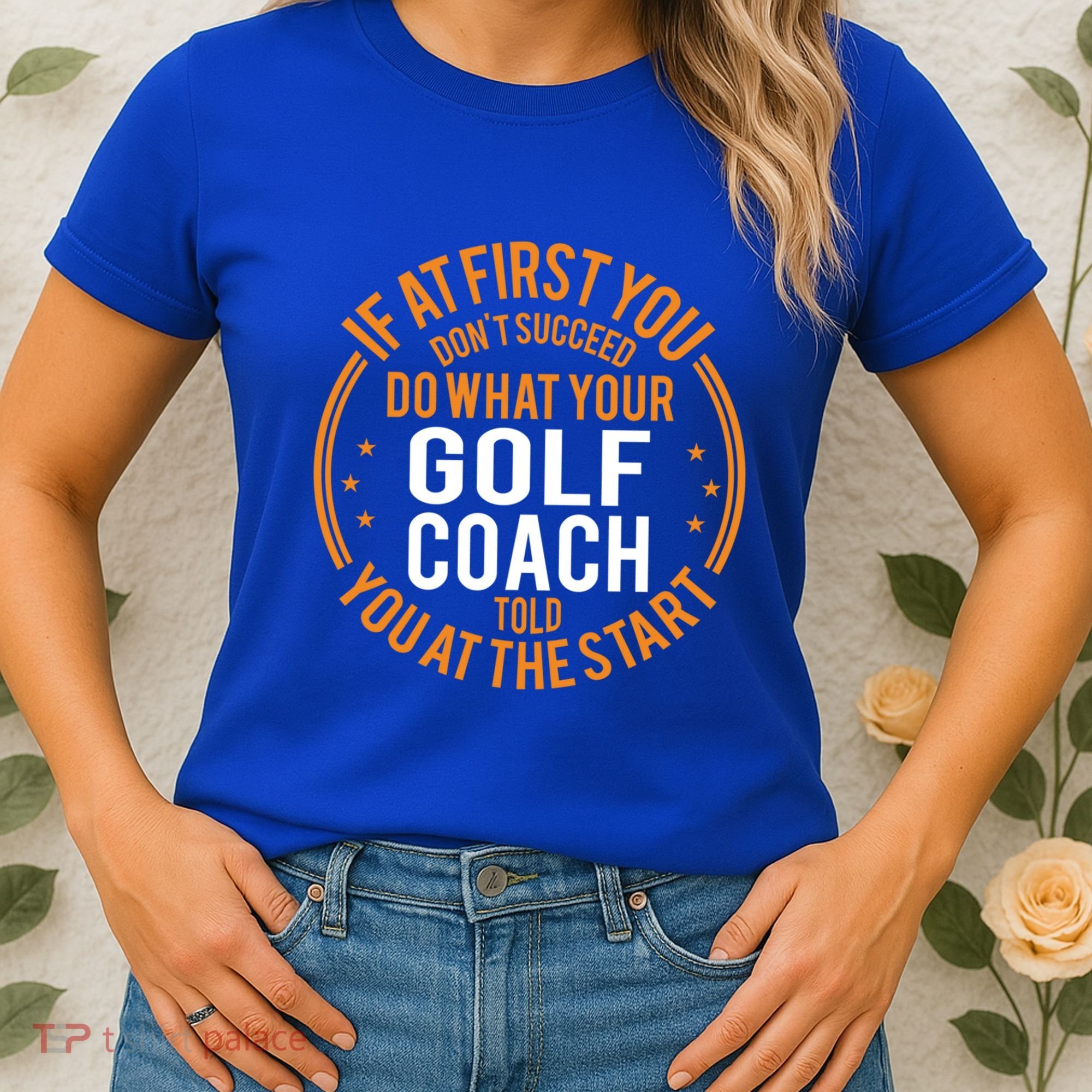 Funny Sport Instructor And Player Funny Golf Coach Gift Women's T-Shirt