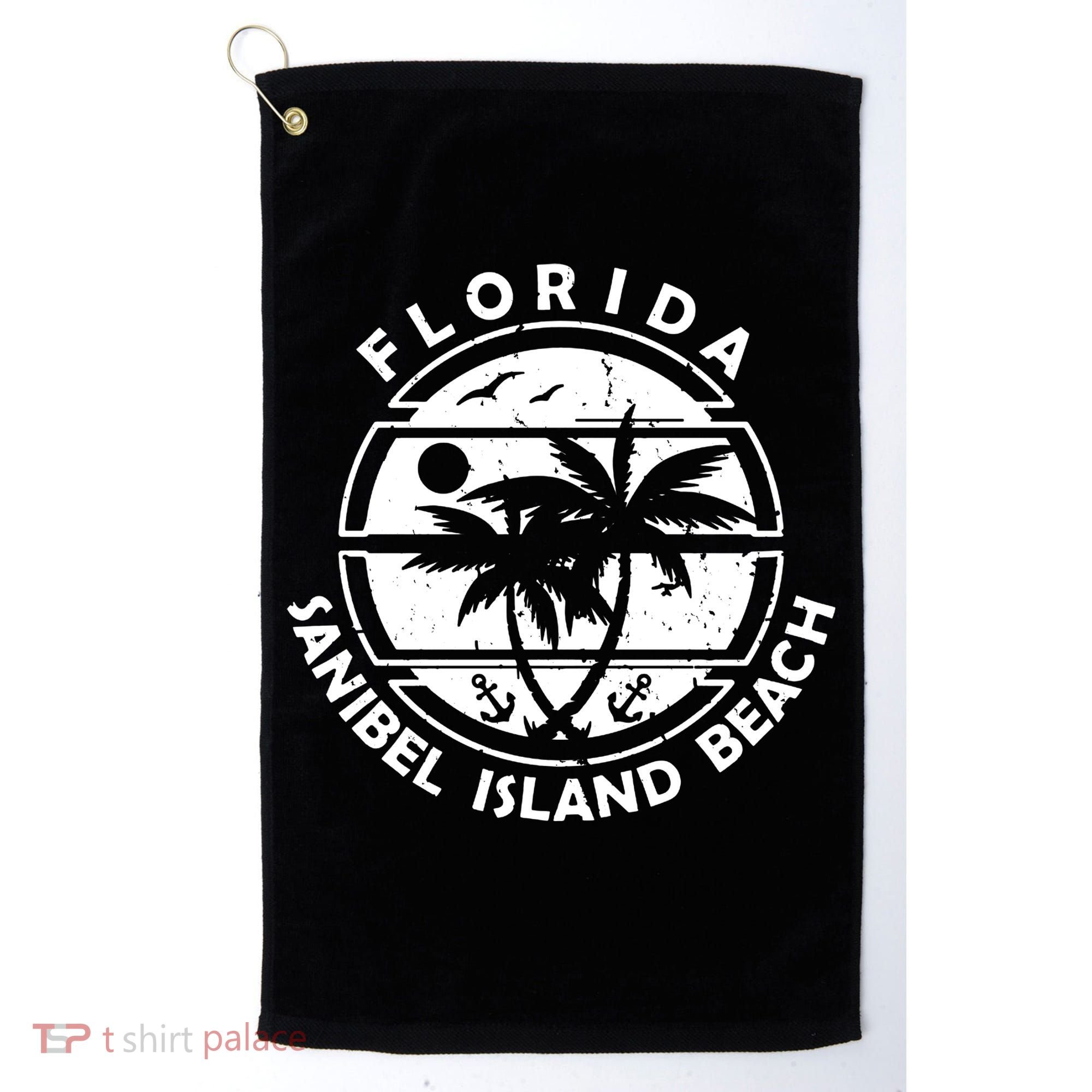 Florida Sanibel Island Beach Golf Towel