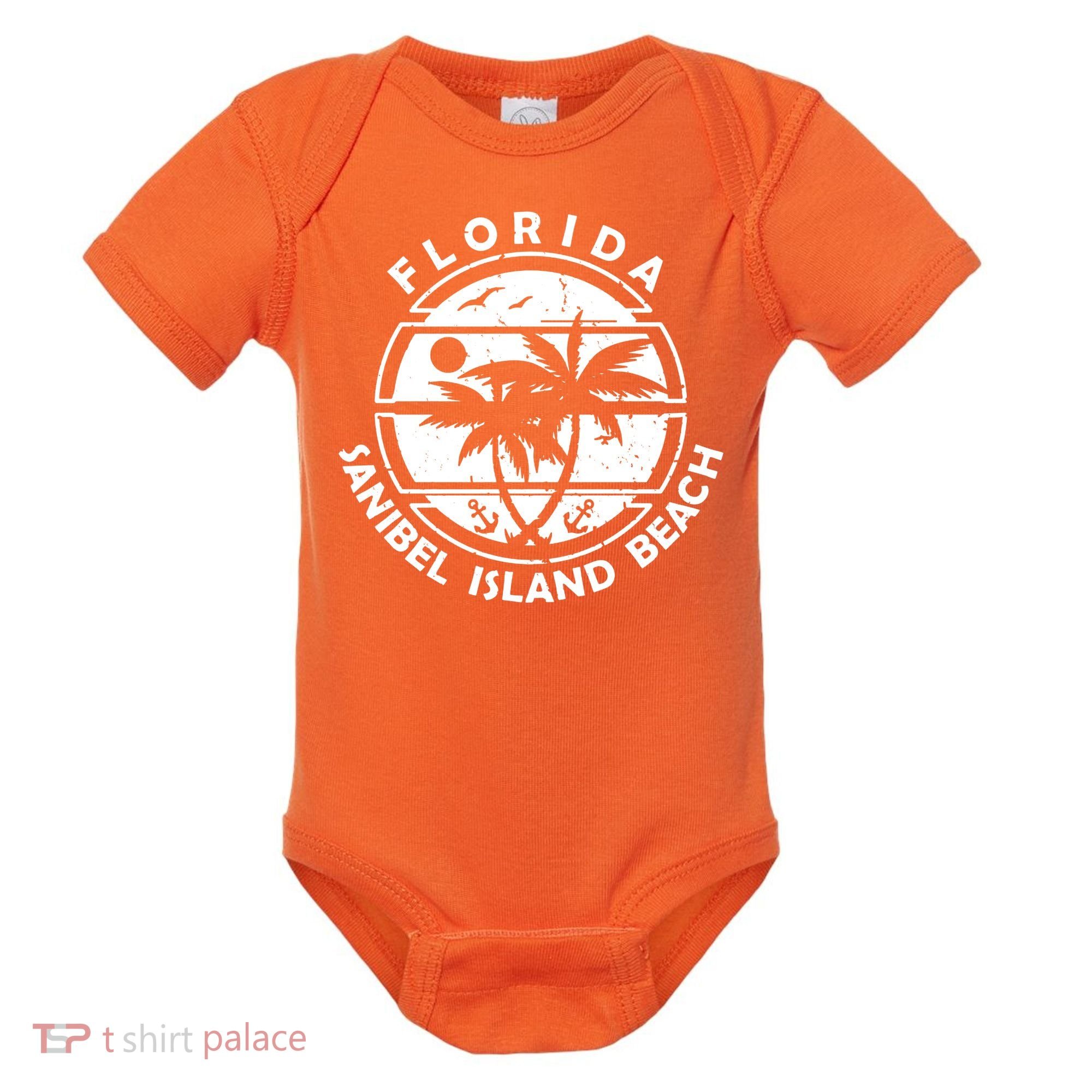 Florida Sanibel Island Beach Baby Bodysuit