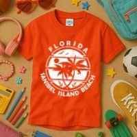 Florida Sanibel Island Beach Kids T-Shirt thumb 3