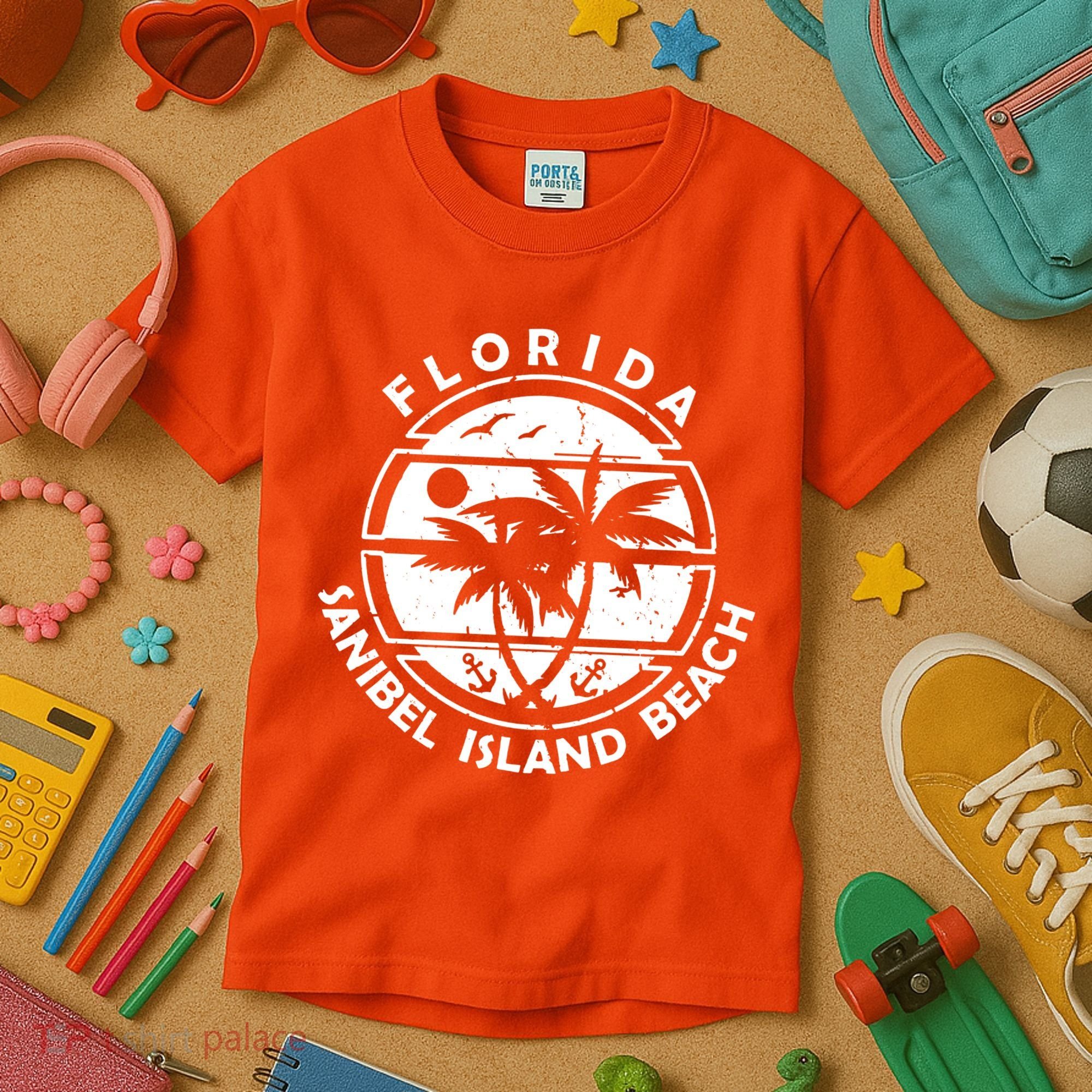 Florida Sanibel Island Beach Kids T-Shirt