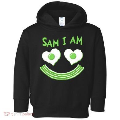 Funny Sam I Am Reading Fan Book Lover Toddler Hoodie