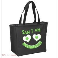 Funny Sam I Am Reading Fan Book Lover Tote Bag thumb 2