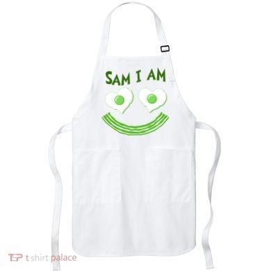 Funny Sam I Am Reading Fan Book Lover Apron