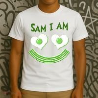 Funny Sam I Am Reading Fan Book Lover T-Shirt thumb 3