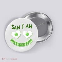 Funny Sam I Am Reading Fan Book Lover Button thumb 0