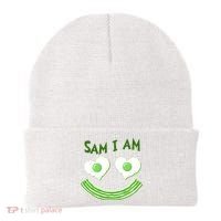 Funny Sam I Am Reading Fan Book Lover Beanie thumb 0