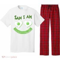 Funny Sam I Am Reading Fan Book Lover Pajama Set thumb 0